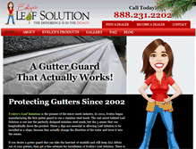 Tablet Screenshot of leafsolution.com